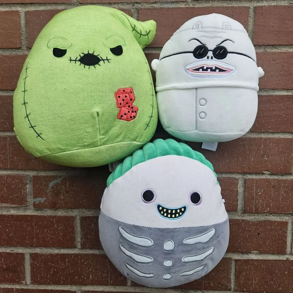 Lot 3 Squishmallows Nightmare Before Christmas Dr. Finklestein Oogie Boogie 8